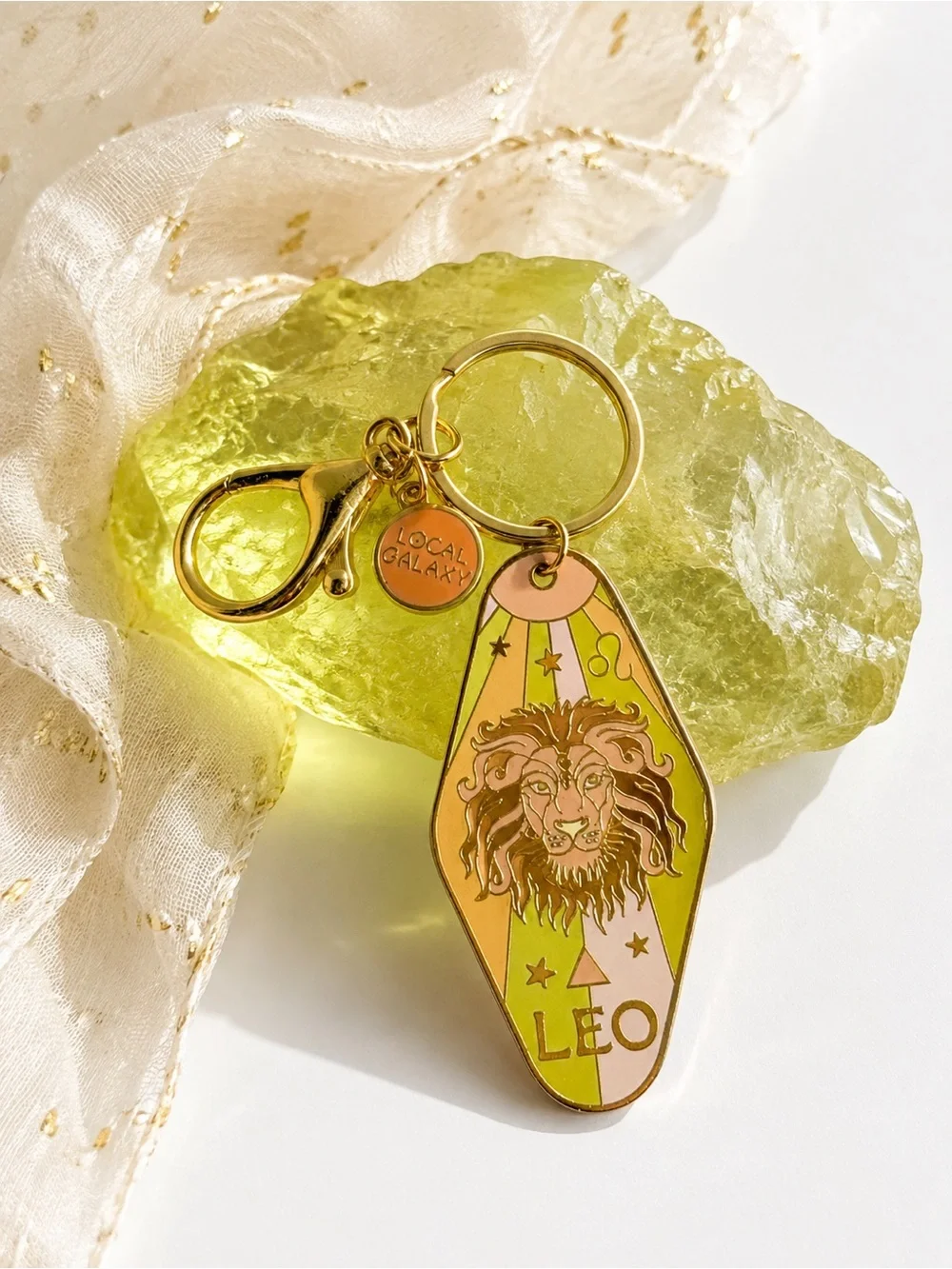 Leo Zodiac Keychain Bag Charm